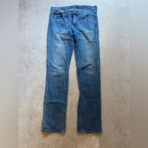 Lucky Brand 8/29 Sweet Straight Blue Denim Jeans